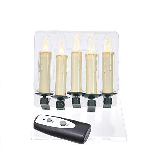 Kurt Adler Kurt S. Adler Battery-Operated 5 Warm White LED Light Candles,