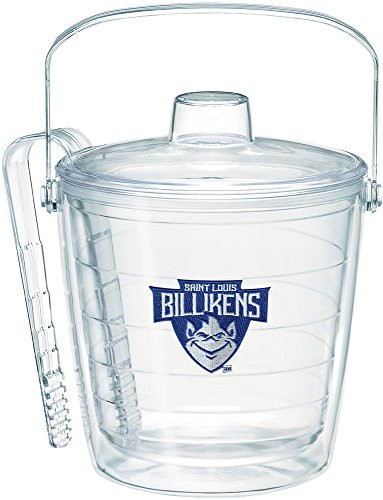 Tervis 1227553 Saint Louis Billikens Primary Logo Ice Bucket with Emblem and Clear Lid 87oz Ice Bucket, Clear