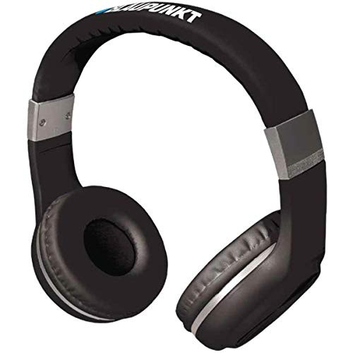 Bluetooth Over-The-Ear Headphones with Microphone (Black)
