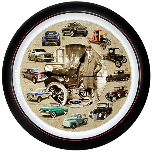 Mark Feldstein Ford Truck 100th Anniversary 13 inch Sound Clock Grill Center