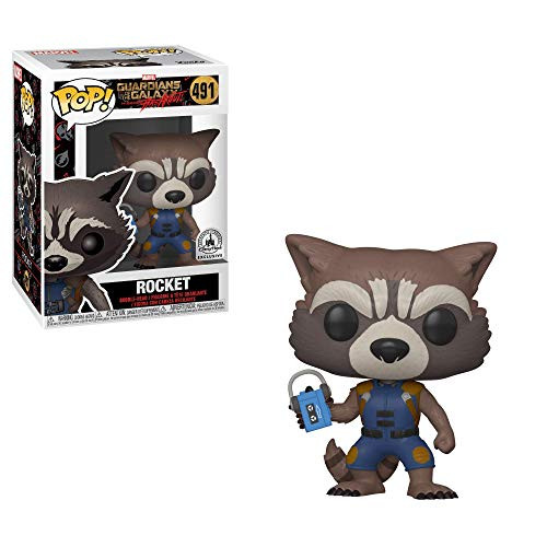 Funko POP! Marvel: Guardians of The Galaxy Mission Breakout - Rocket # 491 - Disney Parks Exclusive