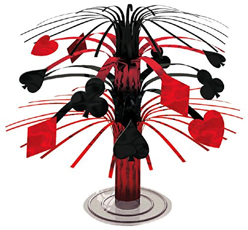 Amscan Casino Mini Cascade Party Centerpiece, 7.5", 12 Ct.