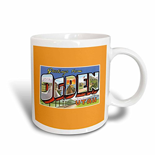 3dRose 170631_2""Greetings From Ogden Utah Scenic Postcard Reproduction" Ceramic Mug, 15 oz, White 3dRose 170631_2""Greetings From Ogden Utah Scenic Postcard Reproduction" Ceramic Mug, 15 oz, White