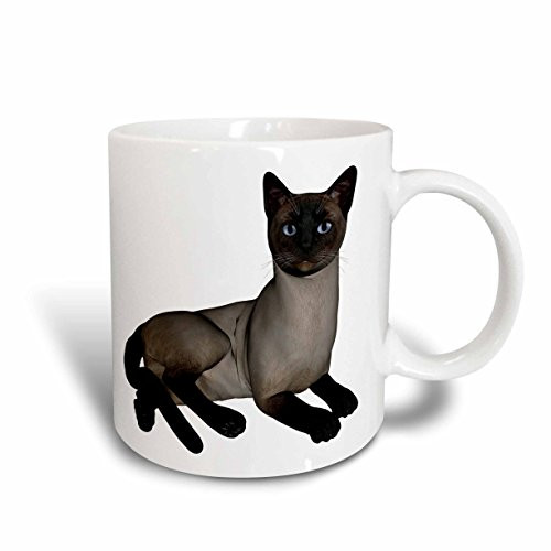 3dRose mug_150900_2 Siamese Cat Laying Down Ceramic Mug, 15-Ounce 3dRose mug_150900_2 Siamese Cat Laying Down Ceramic Mug, 15-Ounce
