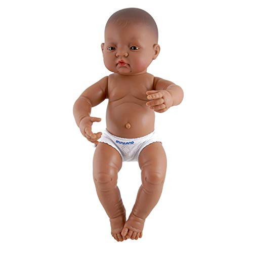 Miniland Educational MLE31007 Anatomically Correct Newborn Doll, Hispanic Boy