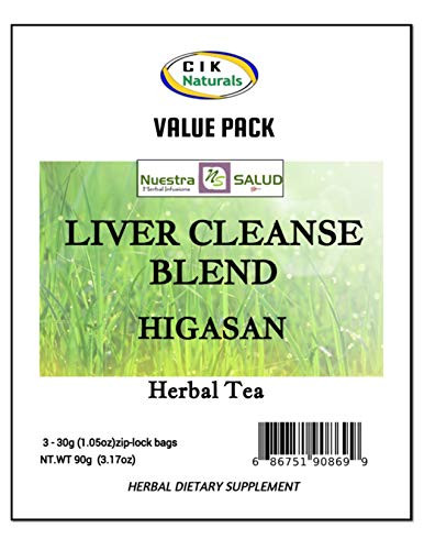 Liver Cleanse Blend Herbal Tea Higasan Value Pack (90g)