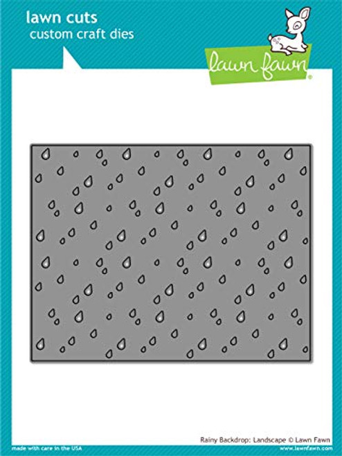 Lawn Cuts Custom Craft Die-rainy Backdrop: Landscape