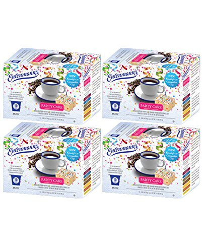 Entenmann's Single Serve Coffee, Party Cake, 10 Count (Pack of 4)