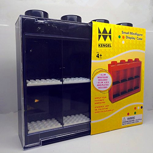 KENGEL Small Minifigure Display Case Box for Lego Black