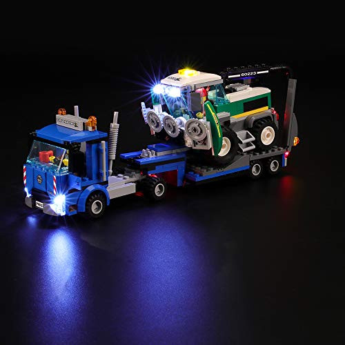 BRIKSMAX Led Lighting Kit for City Great Vehicles Harvester Transport - Compatible with Lego 60223 Building Blocks Model- Not Include The Lego Set