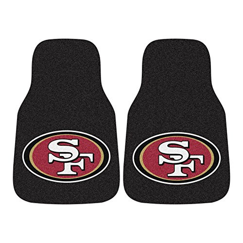 FANMATS NFL San Francisco 49ers Nylon Face Carpet Car Mat