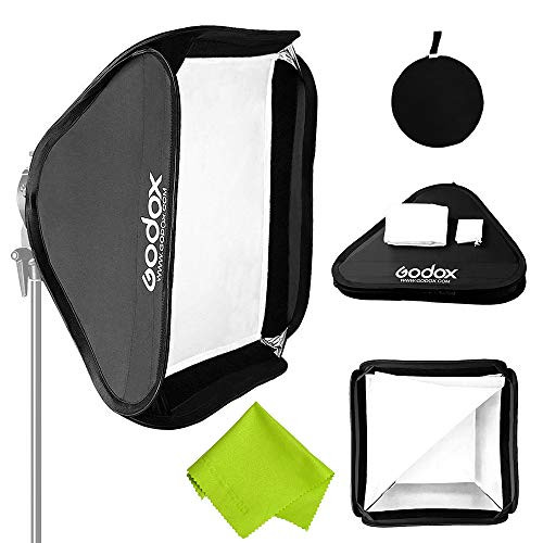Godox 32"x 32"/80cmx80cm Portable Collapsible Softbox Kit for Camera Photography Studio Flash fit Bowens Elinchrom Mount Godox 32"x 32"/80cmx80cm Portable Collapsible Softbox Kit for Camera Photography Studio Flash fit Bowens Elinchrom Mount