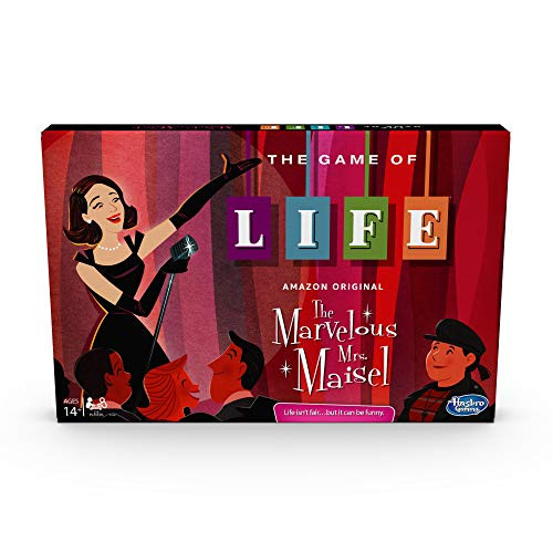 Hasbro Gaming The Game of Life: The Marvelous Mrs. Maisel Edition Board Game; Ages 14 & Up; Inspired by The Amazon Original Prime Video Series