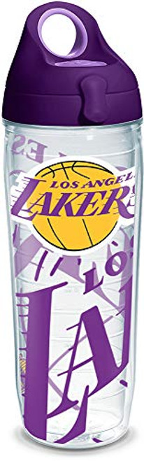 Tervis 1296864 NBA Los Angeles Lakers Insulated Tumbler with Wrap and Purple Lid, 24oz Water Bottle, Clear Tervis 1296864 NBA Los Angeles Lakers Insulated Tumbler with Wrap and Purple Lid, 24oz Water Bottle, Clear