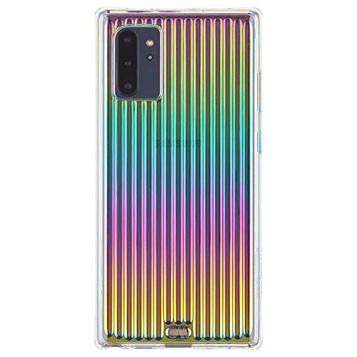 Case-Mate - Samsung Galaxy Note 10+ Case - Tough Groove - 6.8" - Iridescent