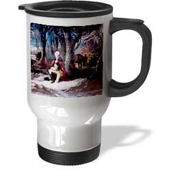 3dRose Keep Calm and Dream Big Green Ceramic Mug, 15-Ounce