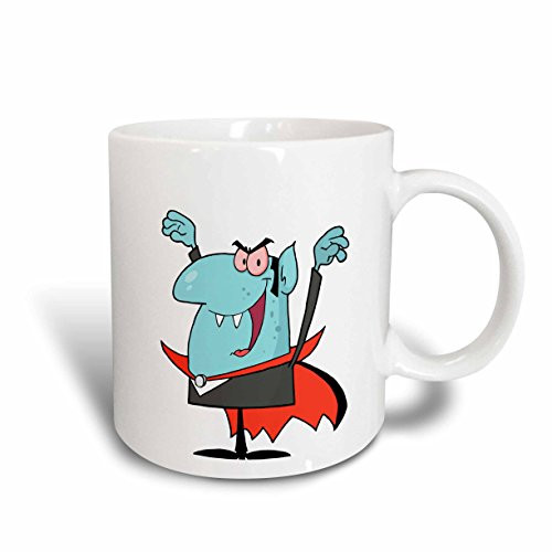 3dRose mug_58920_2 Count Dracula Vampire Ceramic Mug, 15-Ounce