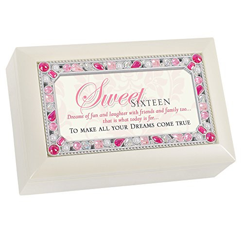Cottage Garden Sweet Sixteen Laughter All Your Dreams Matte Ivory Jewelry Music Box Plays You are My Sunshine Cottage Garden Sweet Sixteen Laughter All Your Dreams Matte Ivory Jewelry Music Box Plays You are My Sunshine