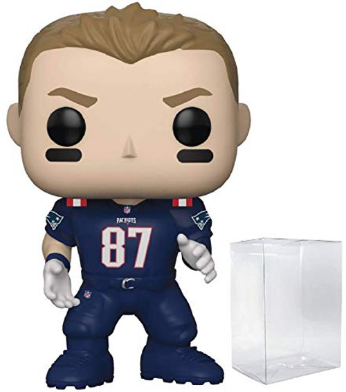 Funko NFL: Rob Gronkowski (Patriots Color Rush) Pop! Vinyl Figure (Includes Compatible Pop Box Protector Case)
