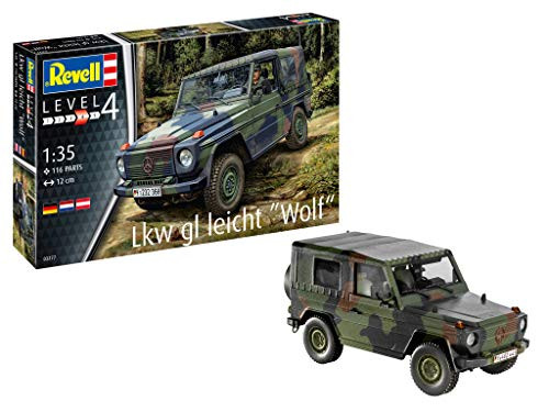 Revell GmbH 3227 Revell 03277 3277 1:35 Lkw gl Leicht 'Wolf' Plastic Model Kit Multicolour, 1/35