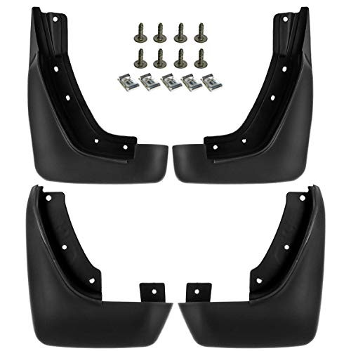 A-Premium Mud Flaps Splash Guards for Volvo S80 2008-2016 4-PC Set