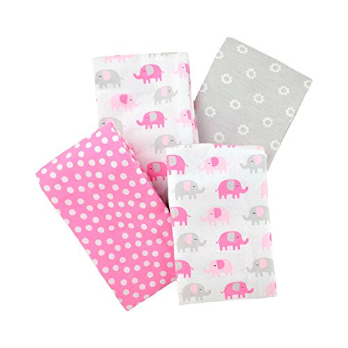 Carters 4-pk. Elephant Receiving Blankets - One S