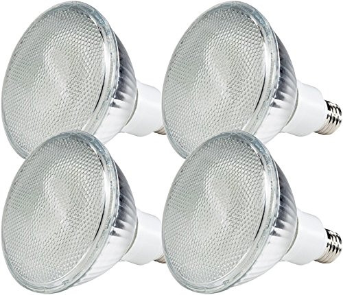 4 Pack Philips CFL 23 Watt (90 Watt Equivalent) Energy Saver Spotlight Light Bulbs PAR 38, 7.3 Yr Life