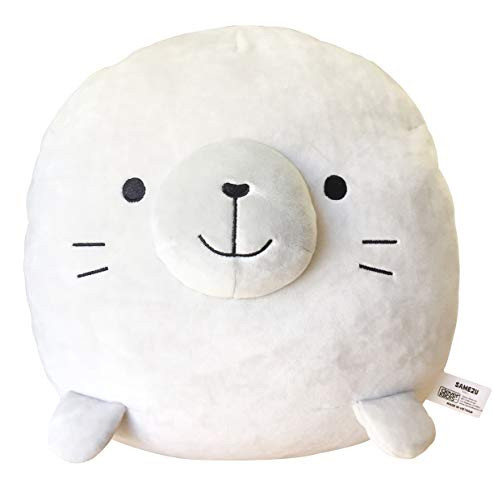 CLEVER IDIOTS INC SAMEZU Mochi Squishy Plush Stuffed Animal - Cute, Collectible and Cuddly Toy Character - Authentic Japanese Kawaii Design (Yummy)
