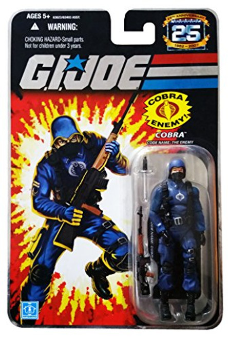 G.I. Joe 25th Anniversary: Cobra Trooper (The Enemy) 3-3/4 Inch Action Figure G.I. Joe 25th Anniversary: Cobra Trooper (The Enemy) 3-3/4 Inch Action Figure
