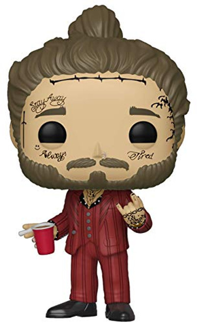 Funko Pop! Rocks: Post Malone - Post Malone, Multicolor Funko Pop! Rocks: Post Malone - Post Malone, Multicolor