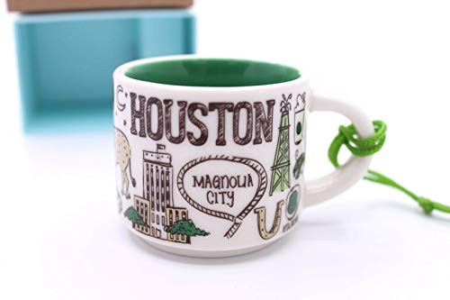 Starbucks Houston Been There Series Espresso Cup Ornament Demitasse Mug 2oz