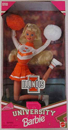 NCAA-licensed Special Edition University of Illinois Cheerleader Barbie ( Barbie ) [ 1996 ] Doll doll figure ( parallel import )