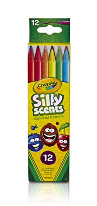 Crayola Twistables Silly Scents Colored Pencils, 12 Non-Toxic, Scented, Twist-Up Pencils, 12 Classic Colors in Fun Scents Like Cotton Candy & Green Apple, 6 Pack Crayola Twistables Silly Scents Colored Pencils, 12 Non-Toxic, Scented, Twist-Up Pencils, 12 Classic Colors in Fun Scents Like Cotton Candy & Green Apple, 6 Pack