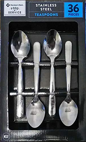 Daily Chef SCF7706 Windsor Pattern Stainless Teaspoons, Pack of 4, Steel