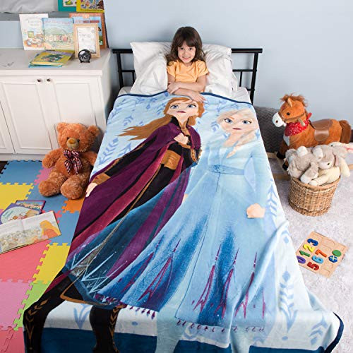 Franco Kids Bedding Super Soft Plush Microfiber Blanket, Twin/Full Size 62" x 90", Disney Frozen 2 Franco Kids Bedding Super Soft Plush Microfiber Blanket, Twin/Full Size 62" x 90", Disney Frozen 2