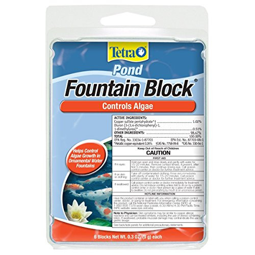Tetra Pond Anti-Algae Control Blocks for Fountains, 6-Count