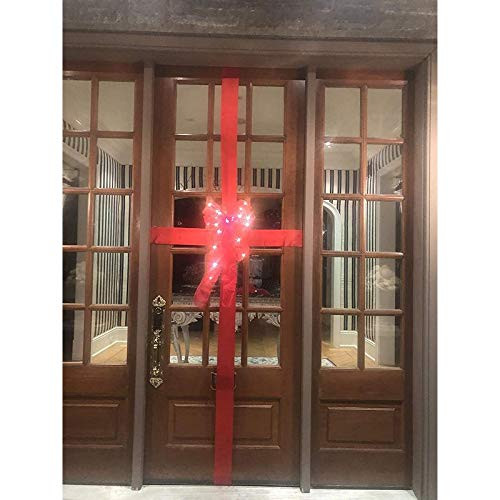 Lighted Holiday Bow - Decorate Your Front Door
