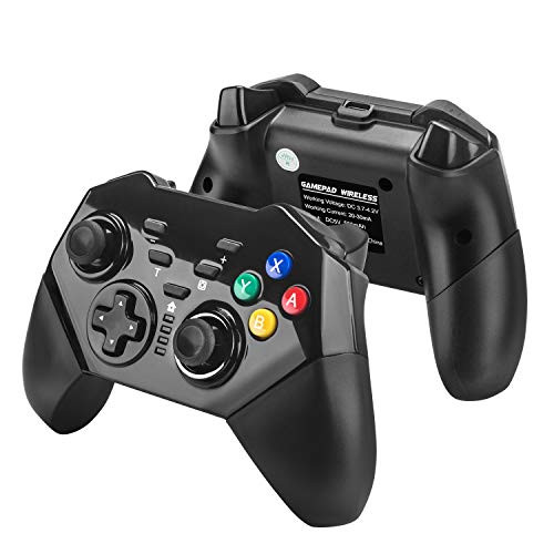 TechKen Pro Controller for Nintendo Switch Bluetooth Gamepad Joypad Remote Compatible with Nintendo Switch Console, Black