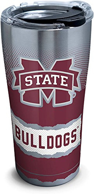 Tervis 1277172 Mississippi State Bulldogs Knockout Stainless Steel Tumbler with Clear and Black Hammer Lid 20oz, Silver Tervis 1277172 Mississippi State Bulldogs Knockout Stainless Steel Tumbler with Clear and Black Hammer Lid 20oz, Silver