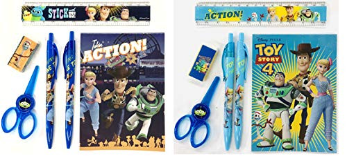 12 Stationery Set Disney Pixar Toy Story 4 Children Birthday School Party Favors Bag Filler (Toy Story 4)