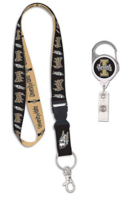 WinCraft Bundle 2 Items: University of Idaho Vandals 1 Lanyard and 1 Premium Badge Reel WinCraft Bundle 2 Items: University of Idaho Vandals 1 Lanyard and 1 Premium Badge Reel