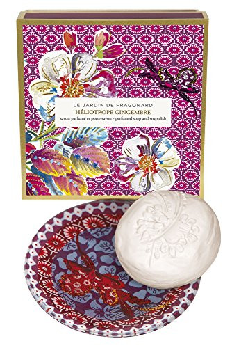 Fragonard Parfumeur Heliotrope Gingembre Dish & Perfumed Soap - 150 g