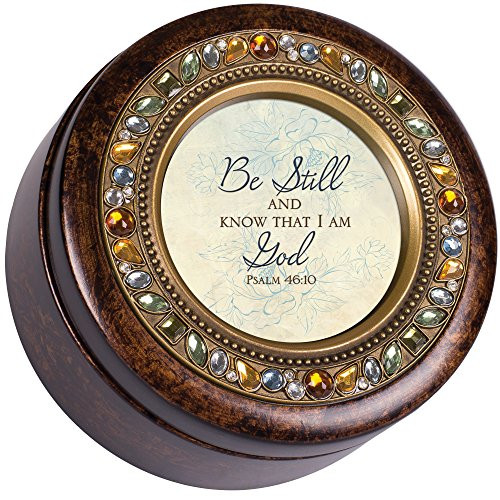 Cottage Garden Be Still Know I Am God Amber Earth Tone Jewelry Music Box Plays How Great Thou Art Cottage Garden Be Still Know I Am God Amber Earth Tone Jewelry Music Box Plays How Great Thou Art