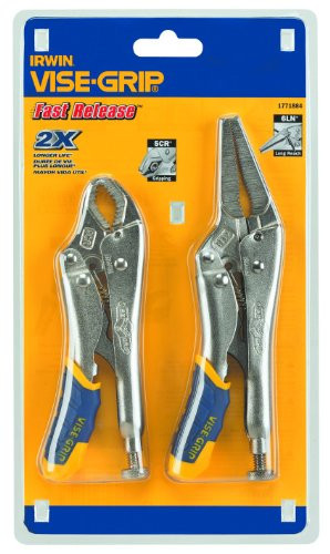 IRWIN Tools VISE-GRIP Locking Pliers Set, Fast Release, 2-Piece (1771884)