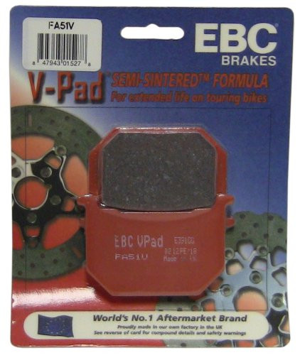 EBC Brakes FA51V Semi Sintered Disc Brake Pad