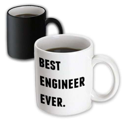 3dRose 213385_3""Best Attorney Ever, Black Letters on A White Background" Mug 11 oz