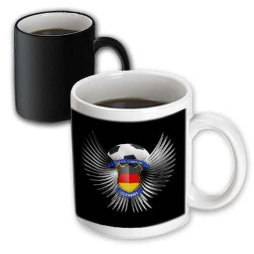 3dRose mug_159468_3 Germany Soccer Ball with Crest Team Football German Magic Transforming Mug, 11-Ounce 3dRose mug_159468_3 Germany Soccer Ball with Crest Team Football German Magic Transforming Mug, 11-Ounce