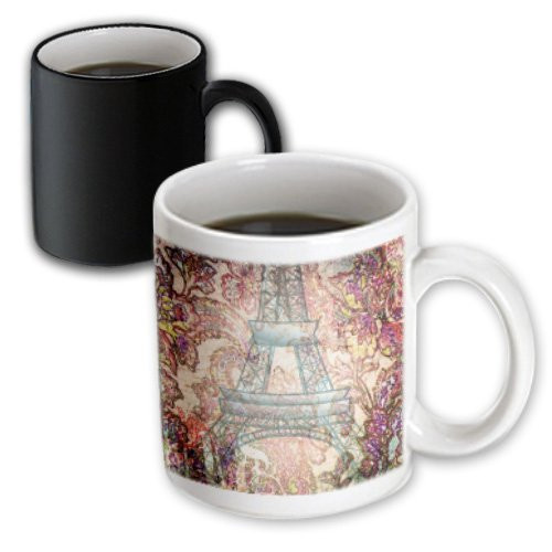 3dRose mug_59895_3 Paris Romance France Eiffel Tower Art Magic Transforming Mug, 11-Ounce 3dRose mug_59895_3 Paris Romance France Eiffel Tower Art Magic Transforming Mug, 11-Ounce