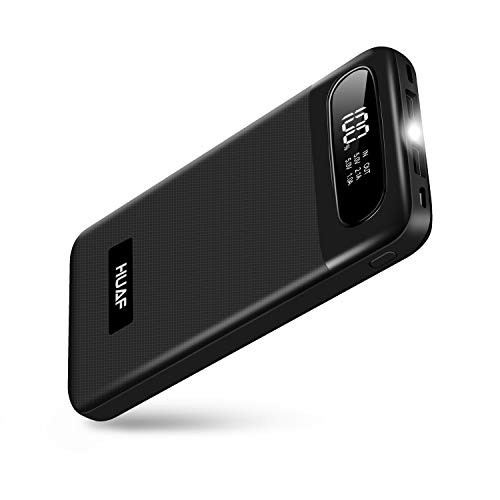 Portable Charger Power Bank 24000mAh Huge Capacity Battery Pack with LCD Screen, 3 Inputs 2 Outputs Backup Battery Phone Charger Compatible Smart Devices Tablet Android Phone and Other Cellphones
