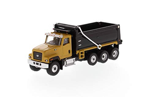CAT Caterpillar CT681 Dump Truck Yellow and Black High Line Series 1/87 (HO) Scale Diecast Model by Diecast Masters 85514